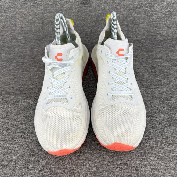 ✅Charly Vermilion Sneakers Women's Sz 7 Running Shoes White Orange Green *STAIN - Picture 6 of 12